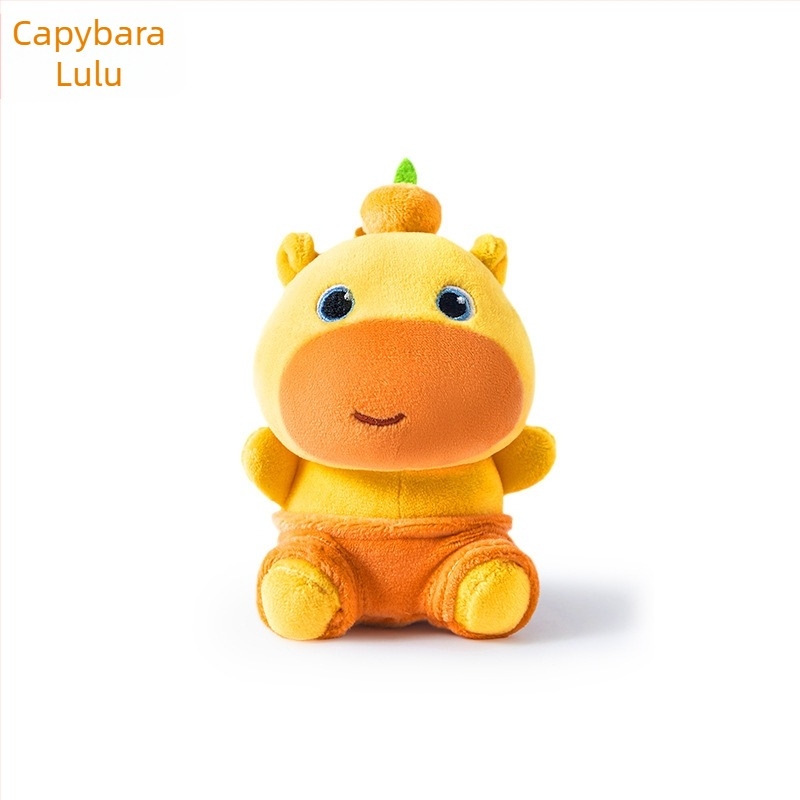 Capybara Lu Lu λούτρινο κουκλάκι – γέμισμα PP βαμβάκι, βελούδινο ύφασμα, κατάλληλο για ηλικίες 14+