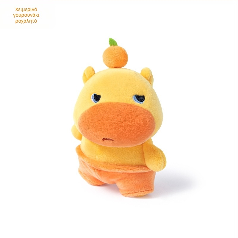 Capybara Lu Lu λούτρινο κουκλάκι – γέμισμα PP βαμβάκι, βελούδινο ύφασμα, κατάλληλο για ηλικίες 14+