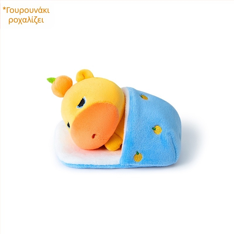 Capybara Lu Lu λούτρινο κουκλάκι – γέμισμα PP βαμβάκι, βελούδινο ύφασμα, κατάλληλο για ηλικίες 14+