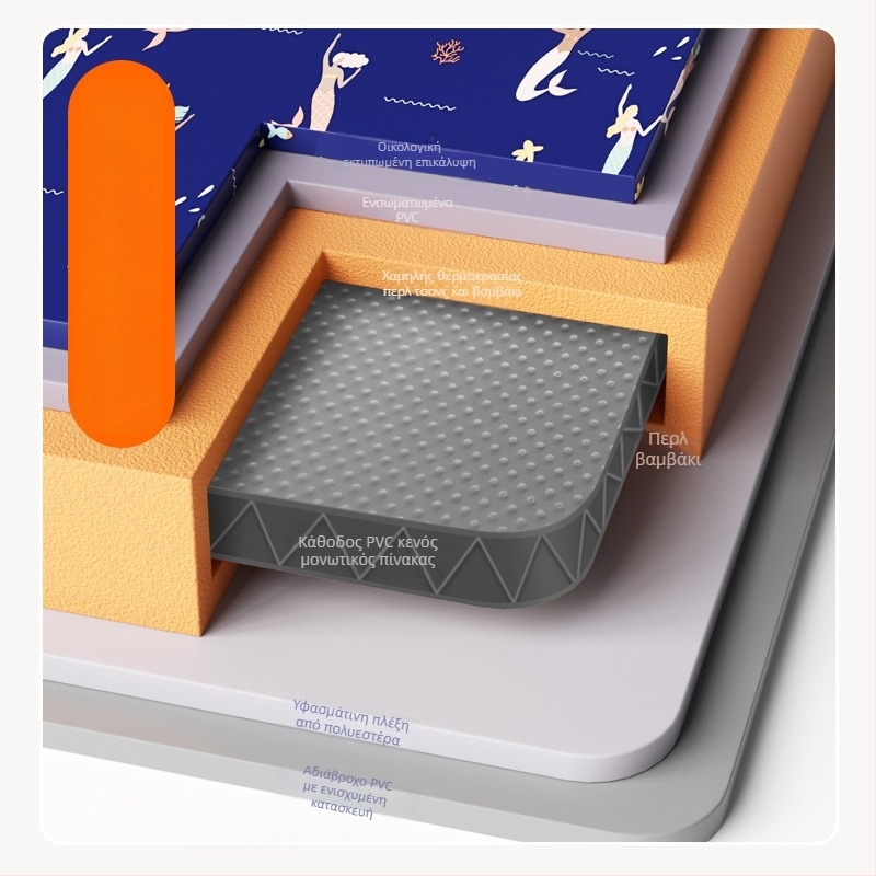 Παιδικός αναδιπλούμενος κουβάς μπάνιου, ύφασμα νάιλον, κατάλληλος για μπάνιο, με αναδιπλούμενο σχεδιασμό