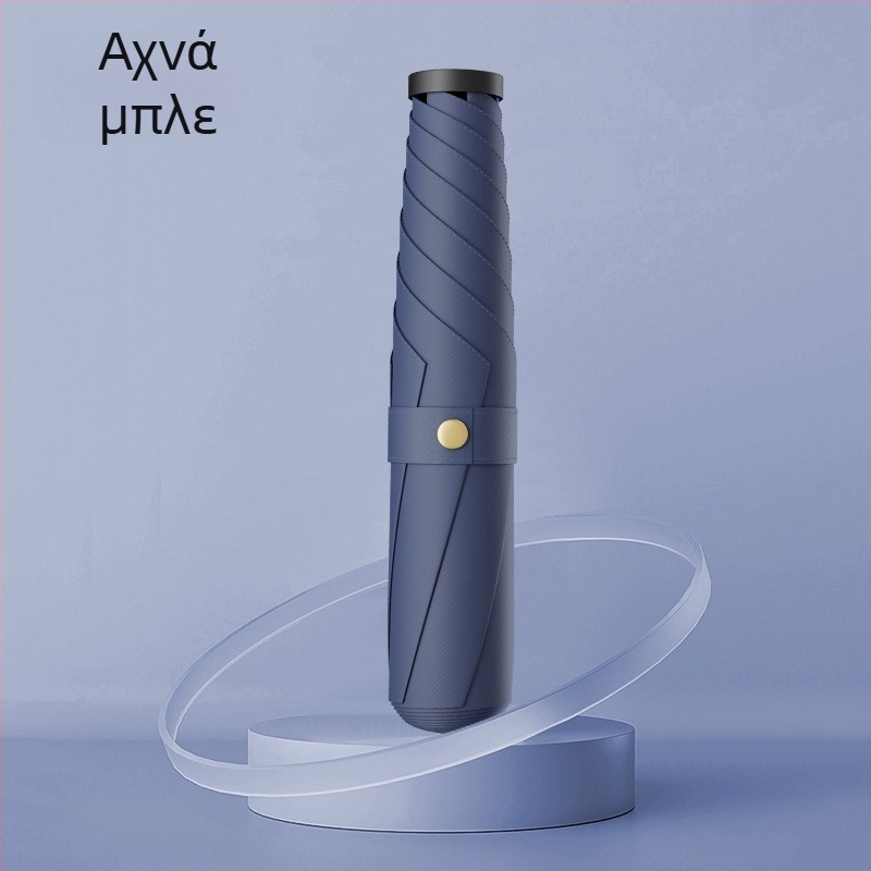 Αναδιπλούμενη ομπρέλα με UV προστασία UPF πάνω από 50, σκελετός από κράμα με 6 ράβδες, ύφασμα ανθεκτικό σε κρούσεις, χειροκίνητο άνοιγμα και κλείσιμο