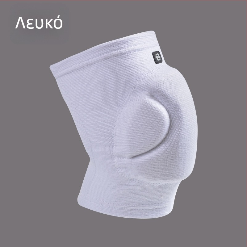 Προστατευτικά γονάτων για βόλεϊ, χορό και πατινάζ — πλεκτό αναπνεύσιμο ύφασμα, παχύ PU σφουγγάρι, πολυεστερικό ύφασμα