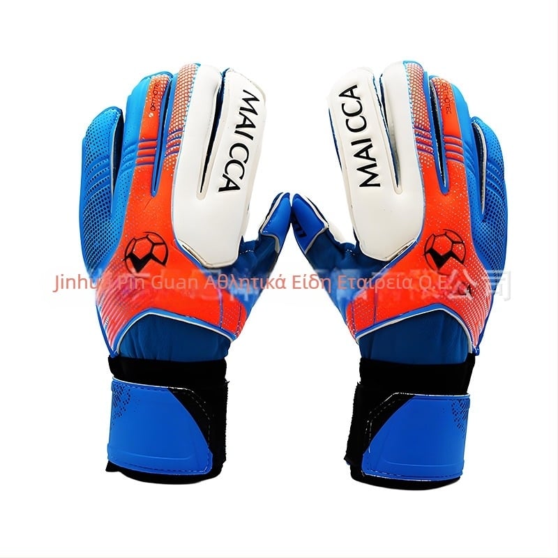 Γάντια τερματοφύλακα για παιδιά, λατέξ με προστασία δακτύλων, ST-828-2, Pinguan, προπόνηση ποδοσφαίρου
