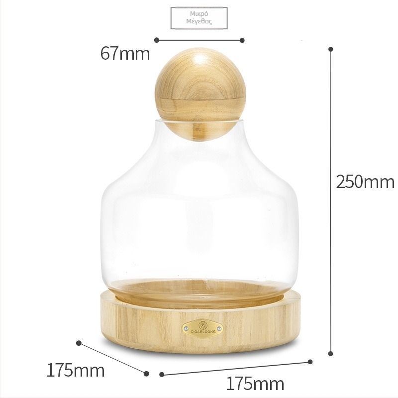 Κουτί ετικετών πούρων Cigarloong – Πλαστικό, στυλ Light Luxury για αποθήκευση και προβολή ετικετών