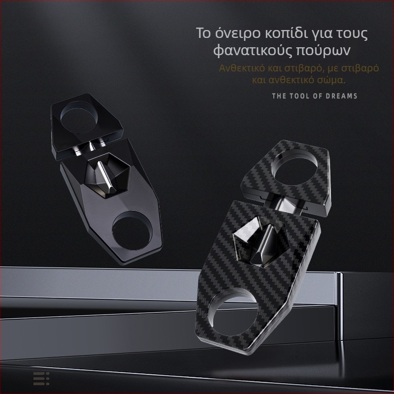 FOGSON Κόφτης Πούρων — μεταλλικός, φορητός, απλός σχεδιασμός, για οικιακή χρήση, με δυνατότητα εξατομίκευσης