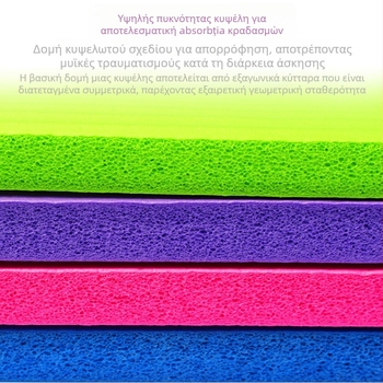 Μάτ γιόγκα NBR, σετ 3 τεμαχίων, πάχος 10 mm, προσαρμογή κατά παραγγελία, Sai Shuo