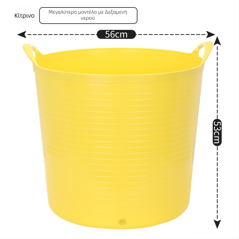 Πλαστικός κάδος μπάνιου με μόνωση για βρέφη και παιδιά — διπλού τοιχώματος σχεδιασμός