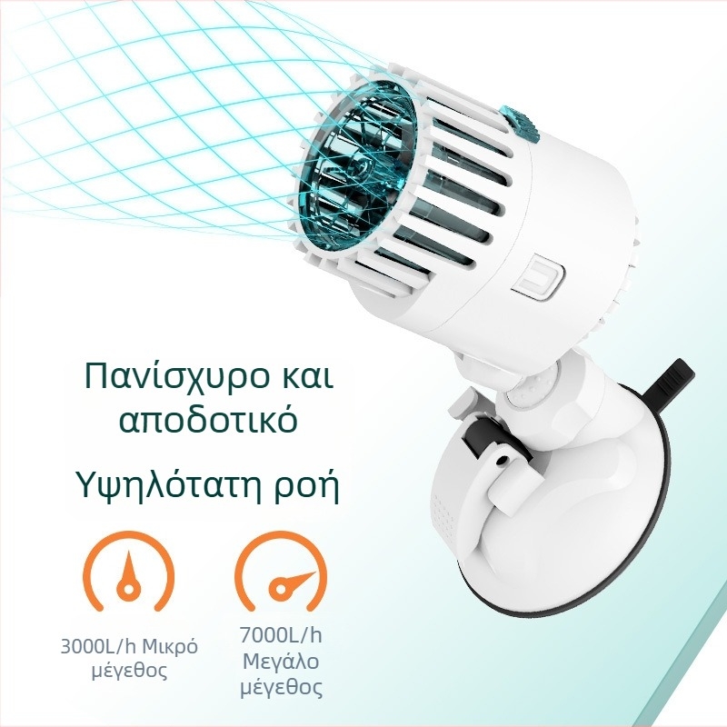 WaterBear αντλία δημιουργίας κυμάτων για ενυδρείο, φιλτράρισμα, άξονας από ανοξείδωτο ατσάλι, 280–360 g