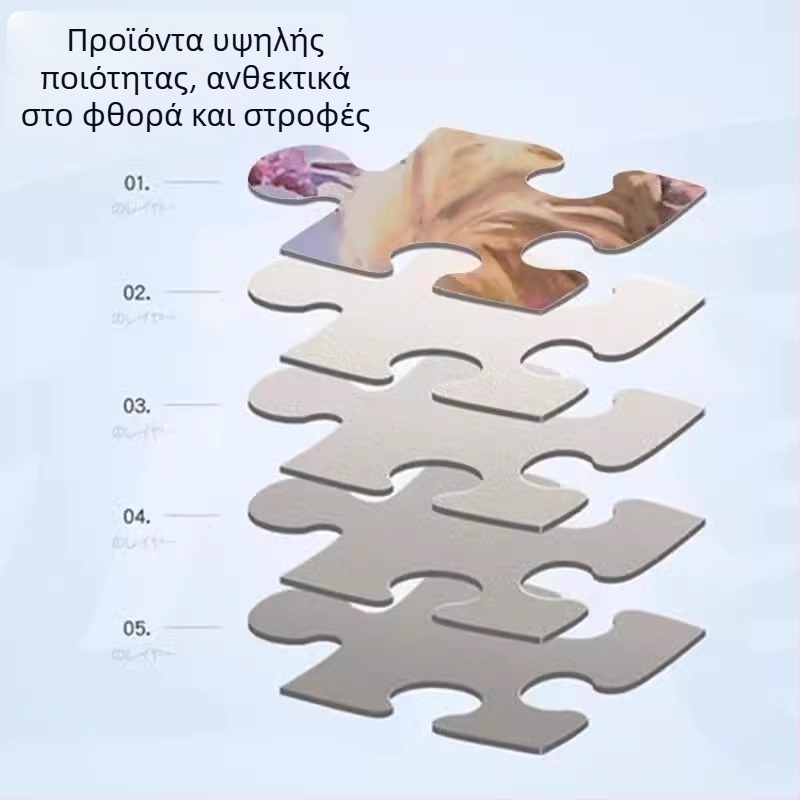 Επίπεδο παζλ – χαρτί, μοτίβο κινουμένων σχεδίων/Anime, προσαρμογή με εικόνα, για ηλικίες 7–14 ετών