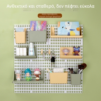 Ράφι τοίχου αποθήκευσης, χωρίς τρύπες, πλαστικό, 1 επίπεδο, μοντέρνο στυλ