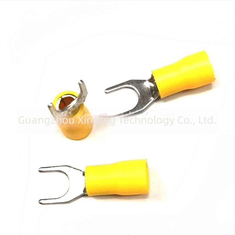 SV σειρά απομονωμένο τερματικό ψυχρής πρέσας, χαλκός, U-σχήματος μύτη, Y-σχήματος γρήγορη σύνδεση, τερματικό σε σχήμα πιρούνι