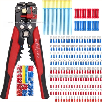 Weijie Σετ τερματικών τύπου σωληνοειδούς με ψυχρή συμπίεση, 260 τεμάχια, αυτοκινητικά ηλεκτρονικά