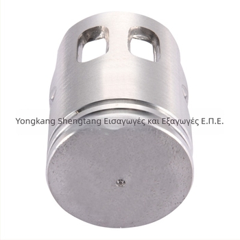 GOOFIT Σετ πιστονίου 40 mm για 2-χρονο κινητήρα 50cc Jog Minarelli PW50 μοπετό (διάμετρος πιστονιού 40 mm, 2 θέσεις για δακτυλίους, ενσωματωμένος δακτύλιος, οπή για πιστό pin 10×33, ύψος συμπίεσης 40)