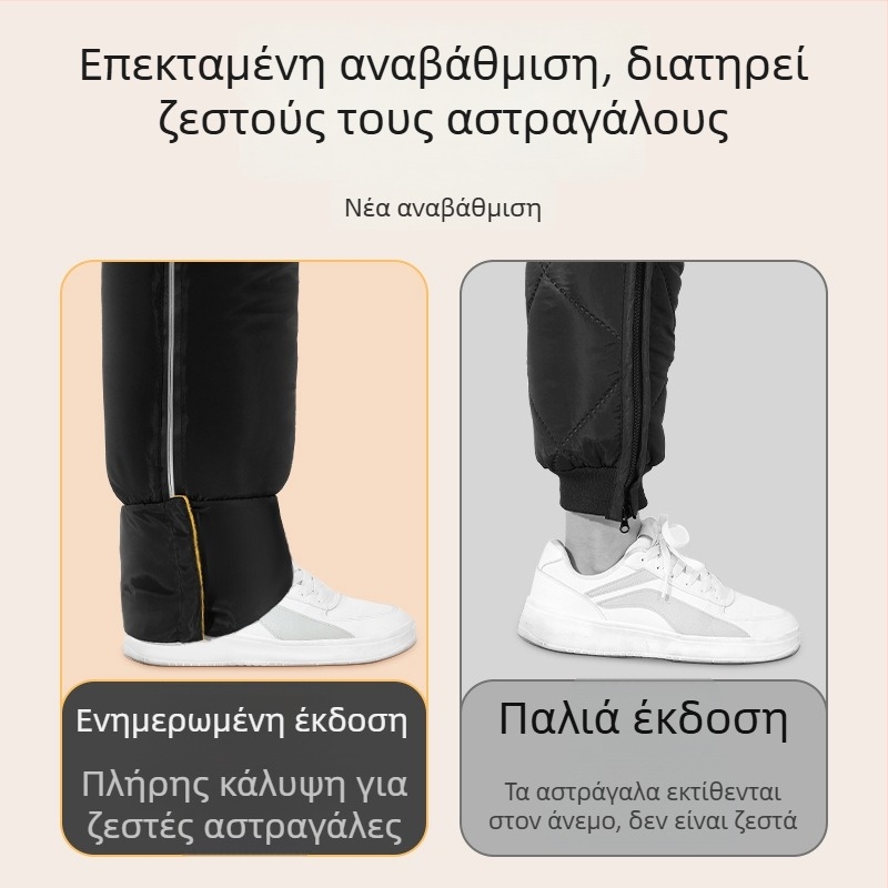 Προστατευτικά γόνατος για ηλεκτρικά μοτοποδήλατα — χειμερινή προστασία από κρύο και αέρα, κάλυψη γόνατος και αστραγάλου