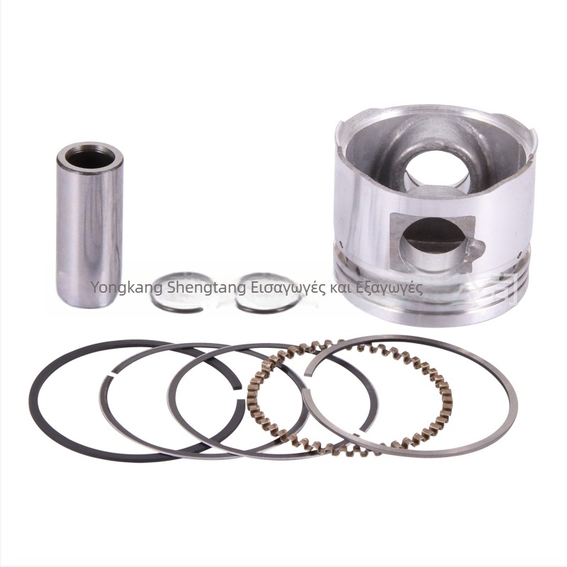 Goofit Σετ Δαχτυλιδιών Εμβόλου για Gy6 50cc 139QMB Taotao Baja Jonway Lance – 3 θέσεις δαχτυλιδιών, ενσωματωμένος δακτύλιος, δαχτυλίδι με επιφάνεια βαρελιού, αλουμίνιο, κωδ. K082-010