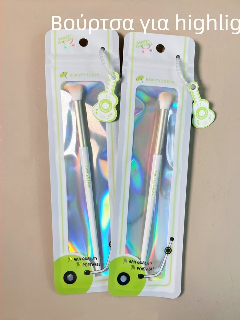 Keqi Σετ βουρτσών κονσίλερ — φορητό, συνθετικές τρίχες, ξύλινη λαβή, τσάντα μεταφοράς