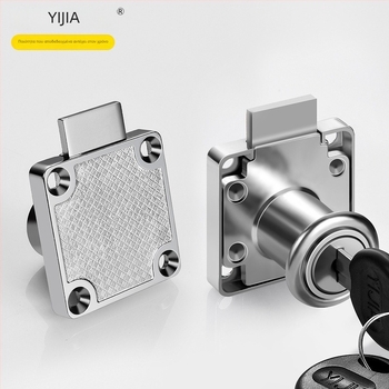 Κλειδαριά συρταριού γραφείου, κράμα ψευδάργύρου, μοντέλο CTS, για συρτάρια, μοντέρνο μινιμαλιστικό στυλ