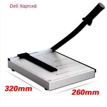 Χαρτοκόπτης Deli 8014, μεταλλικός, μοντέλο 8014, για ακριβή κοπή