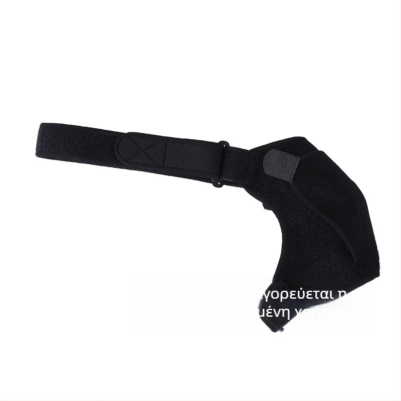 Στήριγμα ώμου για αποκατάσταση και προστασία — μονοώμου στήριξη, πολυεστερικό ύφασμα, ενήλικες, κατάλληλο για ποδόσφαιρο