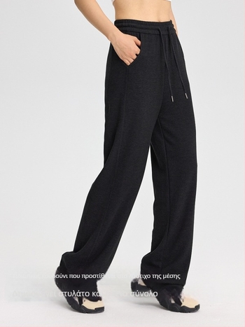 Γυναικείοι παντελόνες από ίνες κυτταρίνης αναγεννημένες, ύφασμα Derong με βούρτσισμα, παχιά, ίσια γραμμή, casual ιαπωνο-κορεατικό στυλ, χειμώνας 2024.