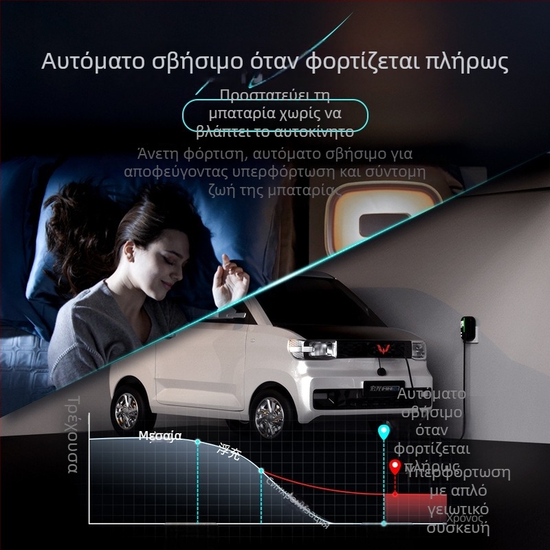 Πρίζα γείωσης φόρτισης, 10–16A, 220V, 3.5kW – Τύπος: πρίζα σύνδεσης