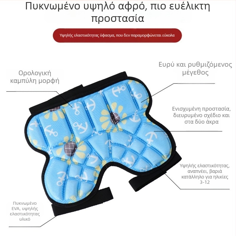 Προστατευτικά γοφών για παιδιά στο ρόλερ σέικινγκ – υλικό σπόγγος, μοντέλο tb-0828, προστασία καρπού