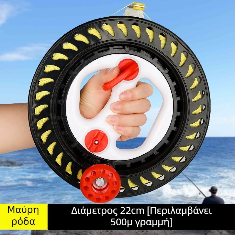 Μακαρά θαλάσσιου ψαρέματος - πλαστικό σώμα, πλαστικό πλαίσιο, μηχανική κατασκευή, μάρκα Xiaoyao Jin, Προδιαγραφή 500