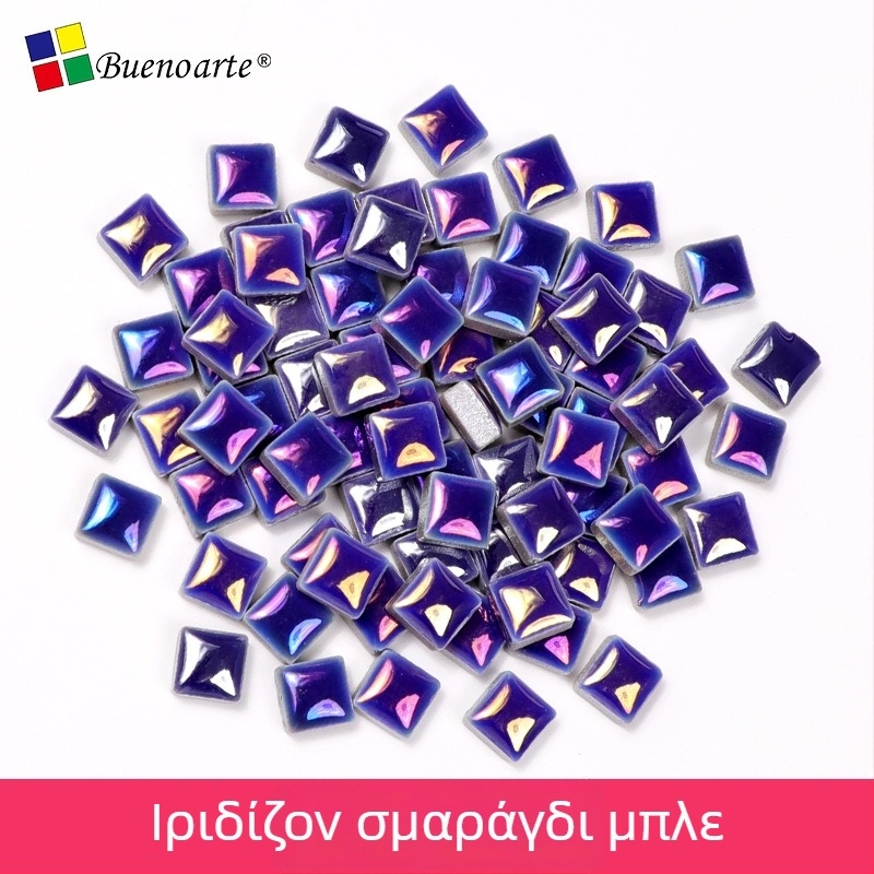 Τεμάχια κεραμικής ψηφίδας χειροποίητα, ακανόνιστες μορφές, γλασαρισμένη επιφάνεια