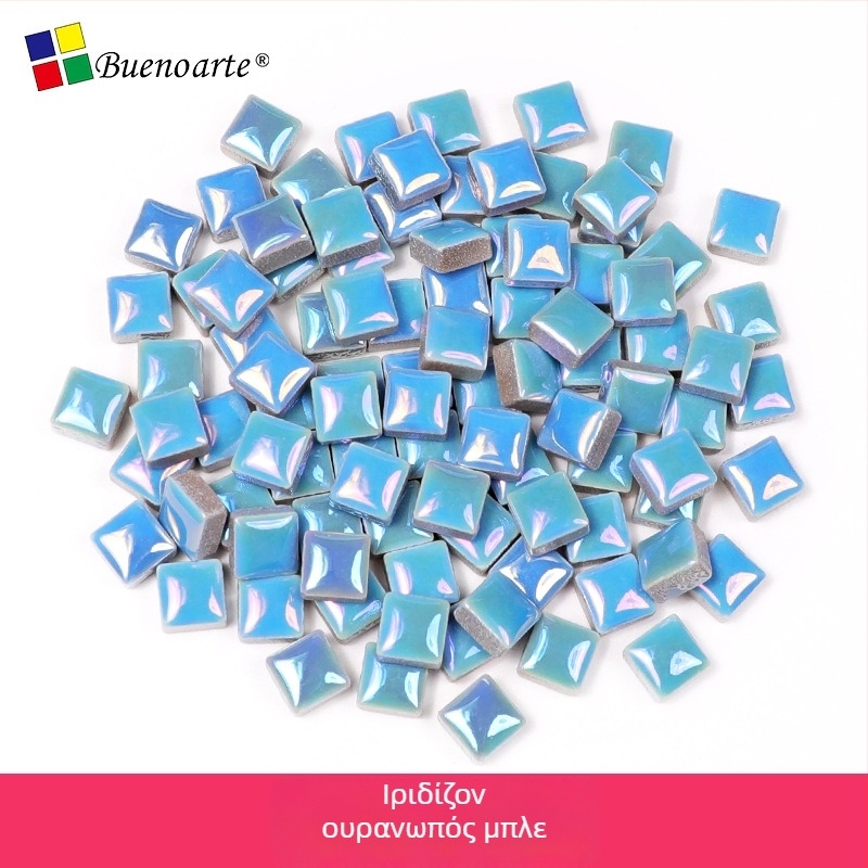 Τεμάχια κεραμικής ψηφίδας χειροποίητα, ακανόνιστες μορφές, γλασαρισμένη επιφάνεια