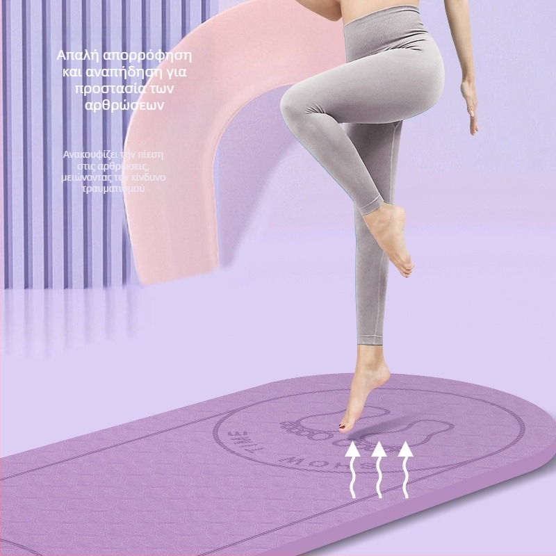 Μάτ γιόγκα – TPE, 8 mm πάχος, 620 g, πολλαπλά μεγέθη, διαθέσιμη παραμετροποίηση