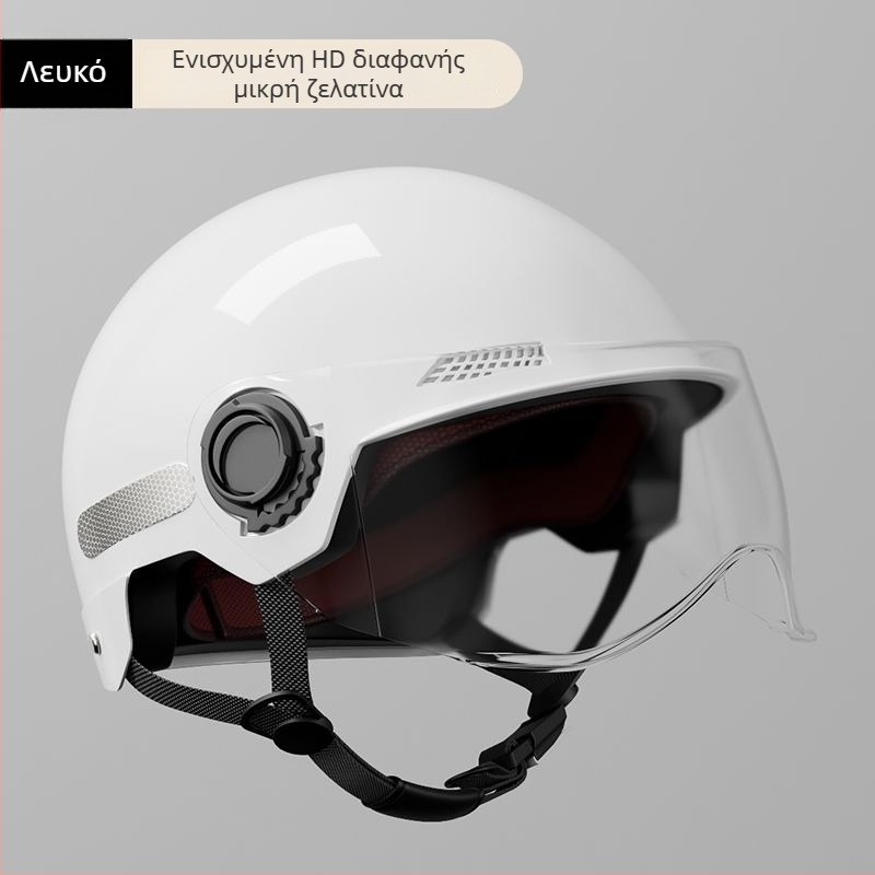 Κράνος μισού κεφαλιού για ηλεκτρικά οχήματα, ABS, πιστοποιημένο 3C και GB811-2022B, τεσσάρων εποχών, unisex