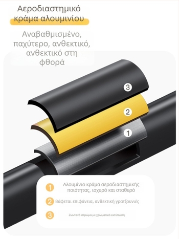 Παιδικό πεζοπορικό κοντάρι, αλουμινένιο κράμα, 170 γρ., 3 τμημάτων, εξωτερικός μηχανισμός κλειδώματος, ευθύς χειρισμός