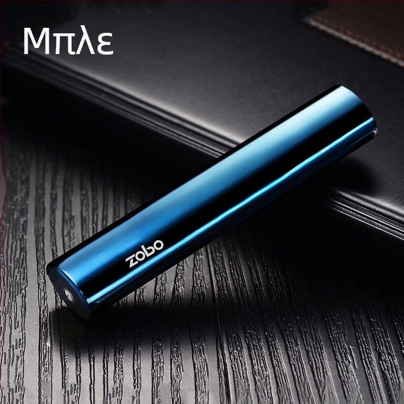 ZOBO USB-φορτιζόμενος Αντιανεμικός Μεταλλικός Αναπτήρας – Unisex Δώρο, Σύγχρονος Μινιμαλιστικός Σχεδιασμός