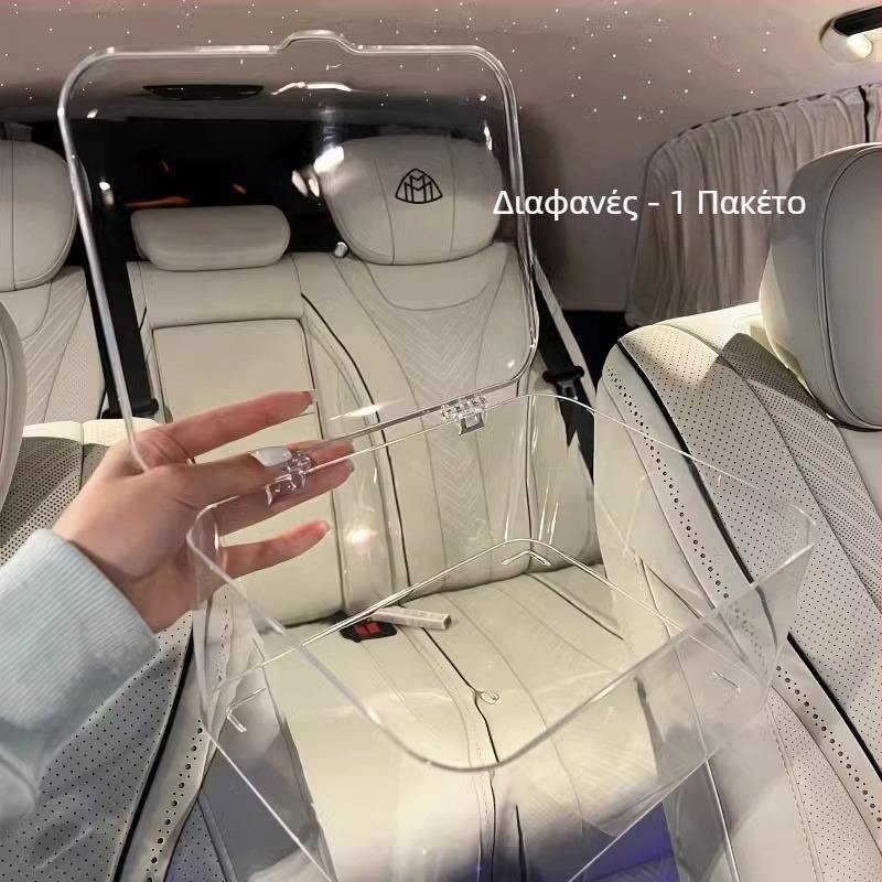 Κουτί αποθήκευσης γραφείου, διαφανές PET πλαστικό, με δυνατότητα στοίβαξης, οργανωτής για καλλυντικά, φροντίδα δέρματος και μάσκες