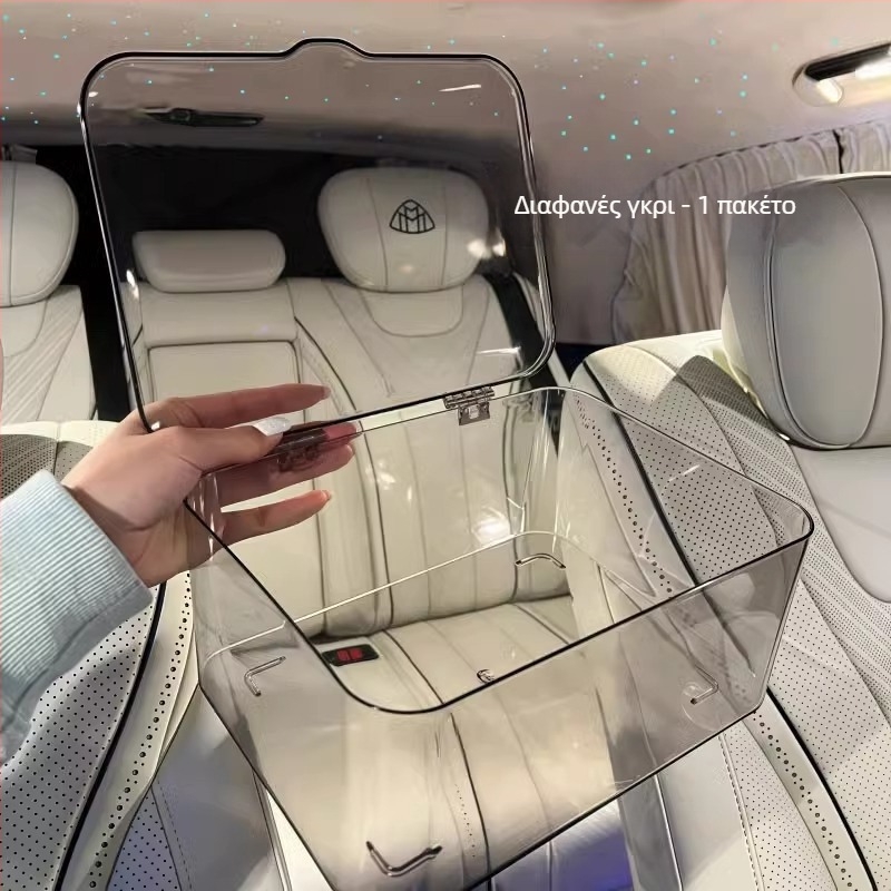 Κουτί αποθήκευσης γραφείου, διαφανές PET πλαστικό, με δυνατότητα στοίβαξης, οργανωτής για καλλυντικά, φροντίδα δέρματος και μάσκες