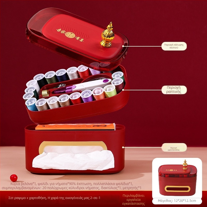 Κουτί βελονιών – σετ νύφης προίκας, αποθήκευση κυκλικών βελονιών, γλυκό στυλ, μοντέλο F969T6765M6HTS