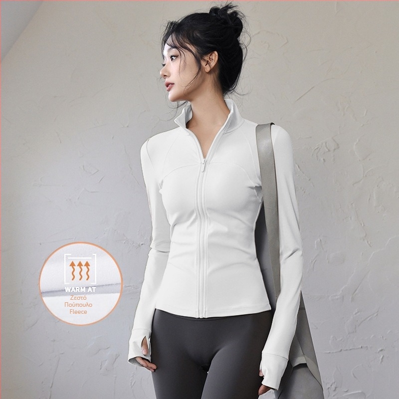 Γυναικείος τοπ γιόγκα και fitness – εφαρμογή Slim Fit, μακρυμάνικο, γρήγορο στέγνωμα; ύφασμα: μίγμα χημικών ινών, 82,5% πολυεστέρας; επένδυση: σπάνξ; περιεκτικότητα επένδυσης: πολυεστέρας