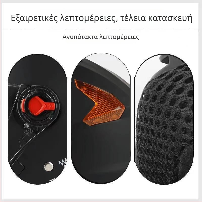 Κράνος AWN τύπου 3/4 με διπλή ζελατίνα, ABS, 3C πιστοποίηση, κατάλληλο για όλες τις εποχές, για ηλεκτρικά οχήματα και καθημερινή μετακίνηση