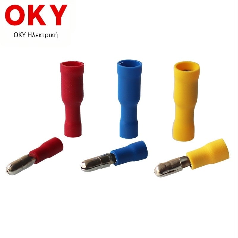 Τερματικά FRD2-156: Ψυχρής πίεσης DIN τερματικό, επαφές από χαλκό, PVC μόνωση, 1 πυρήνας