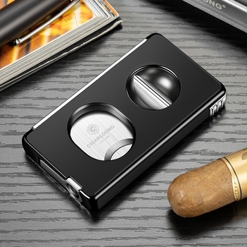Cigarlong κόπτης πούρων, ανοξείδωτο ατσάλι, μοντέλο CE-25GY, απλό σχέδιο