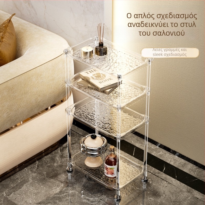 Ράφι αποθήκευσης γωνίας για μπάνιο και σαλόνι, πλαστικό, πολλαπλών επιπέδων, ελαφρύς πολυτελής στυλ, πολυλειτουργικό, μοντέλα SW8523, SW8524, SW8525, SW8523A, SW8524A, SW8323, SW8324