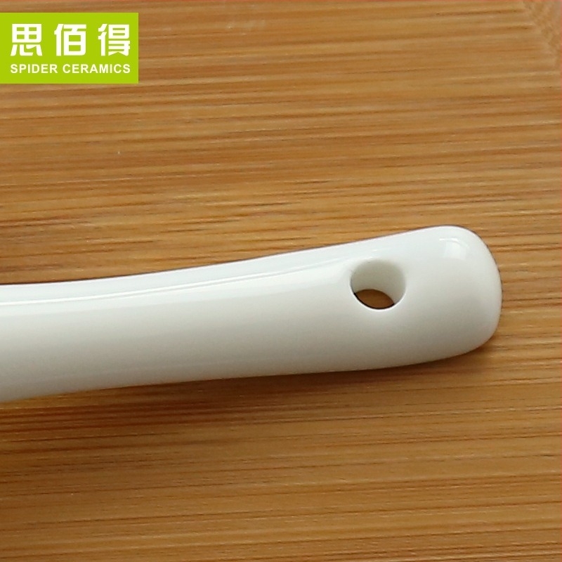 Κουταλάκι σούπας από πορσελάνη οστών, Sibaide, μονοχρωματικό σχέδιο, φινίρισμα με ροή νερού