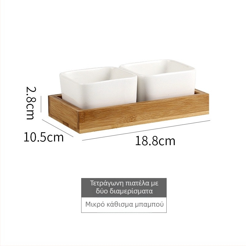 Πορσελάνινο τετράγωνο μπολ ατμοποίησης, ασφαλές για φούρνο μικροκυμάτων, με δυνατότητα εκτύπωσης λογοτύπου