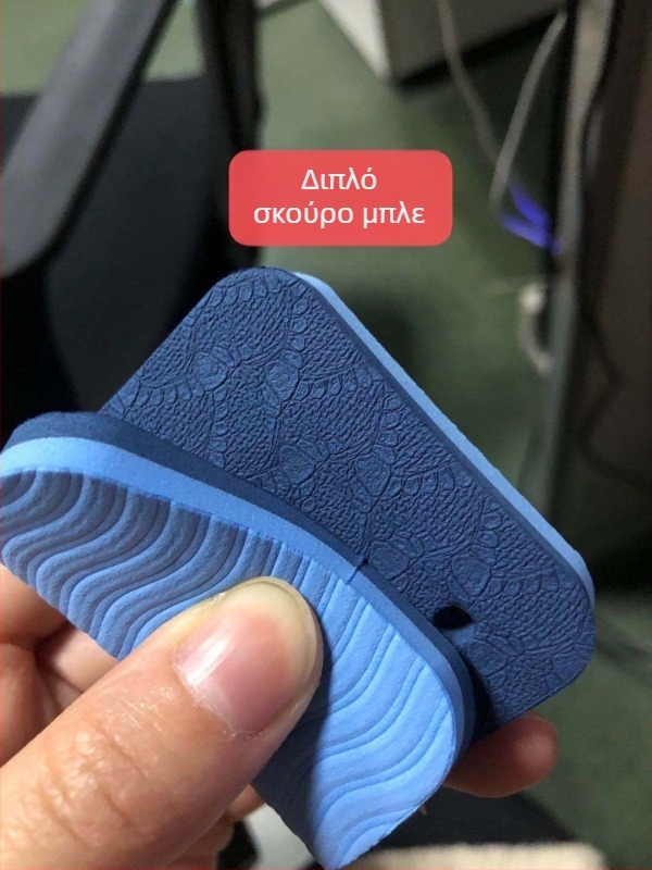 TPE γιόγκα στρώμα με ρίγες, 6 mm πάχος, προσαρμόσιμο