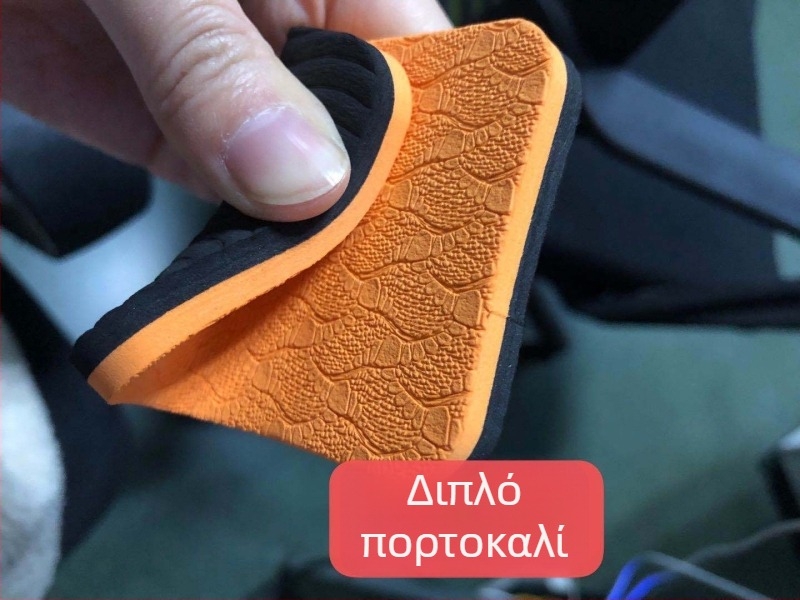 TPE γιόγκα στρώμα με ρίγες, 6 mm πάχος, προσαρμόσιμο