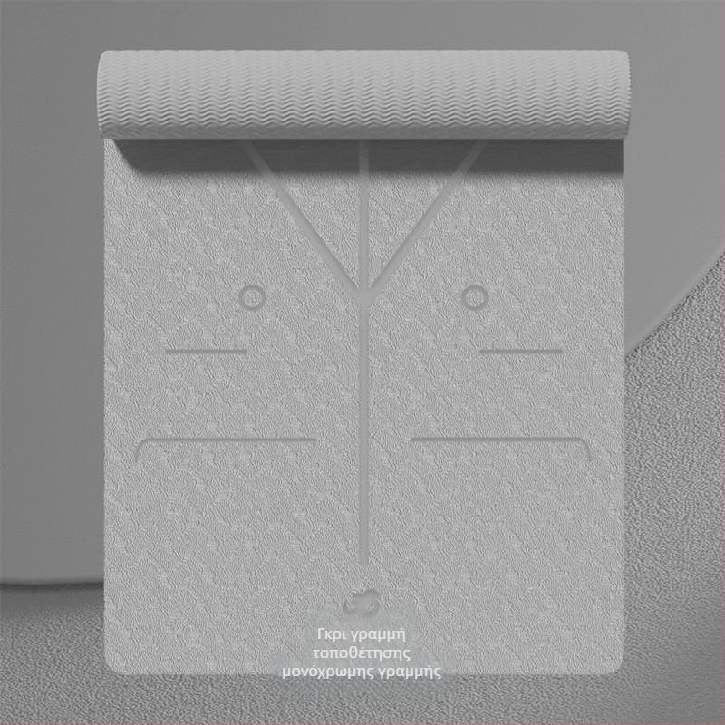 Στρώμα γιόγκα TPE, πάχος 6 mm, βάρος 650 g