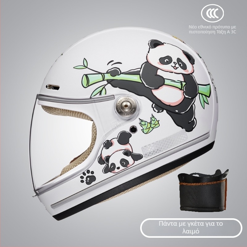 Παιδικό κράνος Τάξης Α ολοπρόσωπο για σκούτερ, ABS, BYB/Yabiya BY-128, GB811-2022A