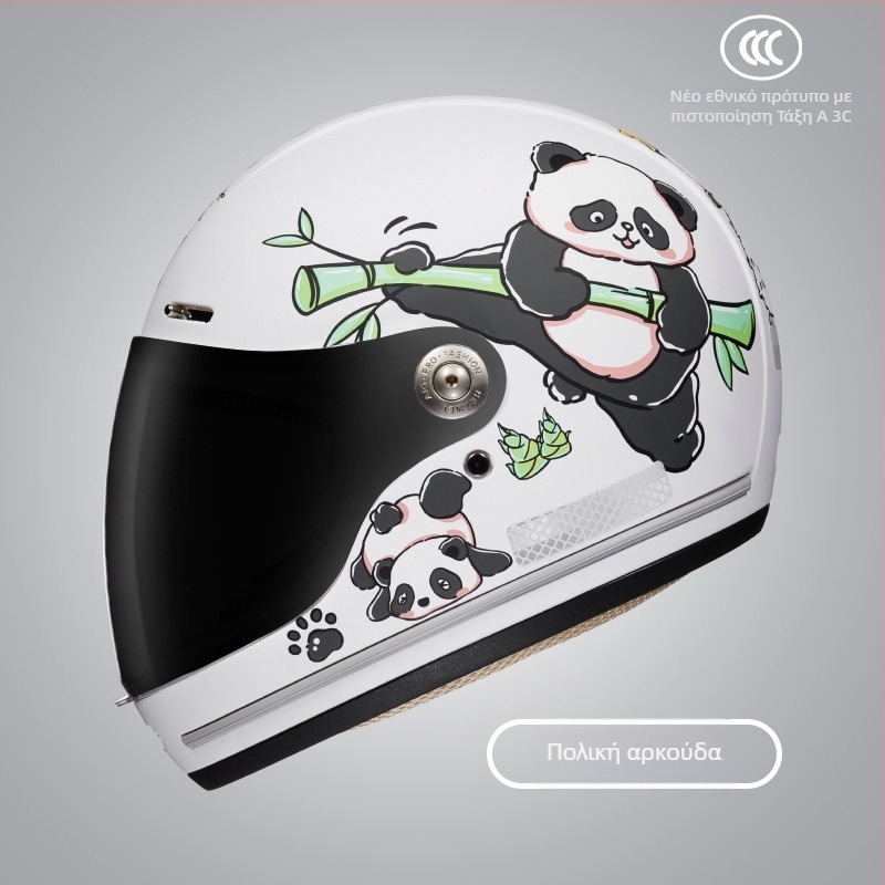 Παιδικό κράνος Τάξης Α ολοπρόσωπο για σκούτερ, ABS, BYB/Yabiya BY-128, GB811-2022A