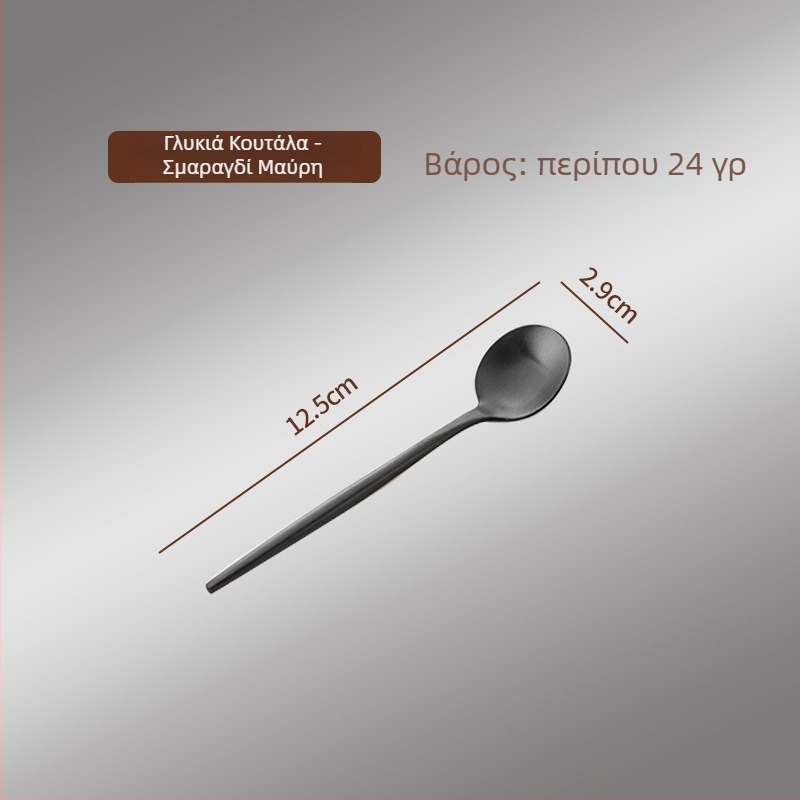 Thread Rabbit Σετ μαχαιροπίρουνου από 304 ανοξείδωτο ατσάλι — φινίρισμα καθρέφτη, μονόχρωμο σχέδιο, σύγχρονο μινιμαλιστικό στυλ