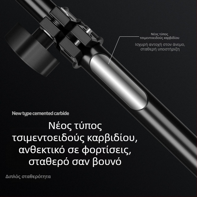 Τρίποδο για κινητό με κεφαλή σφαίρας, 3 τμήματα, φορτίο 2–5 kg, Dayleer Floor Stand